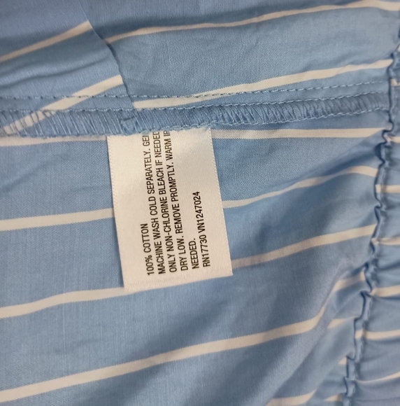 NWT Ava & Viv Crop Stripe Button Down Size 2X - Picture 8 of 8
